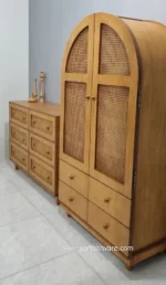کمد حصیری گنبدی 4 کشو