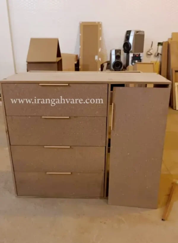 دراور بزرگ با ٤ كشو كمد كنارى عرض ١٢٠ و ارتفاع ١٠٠