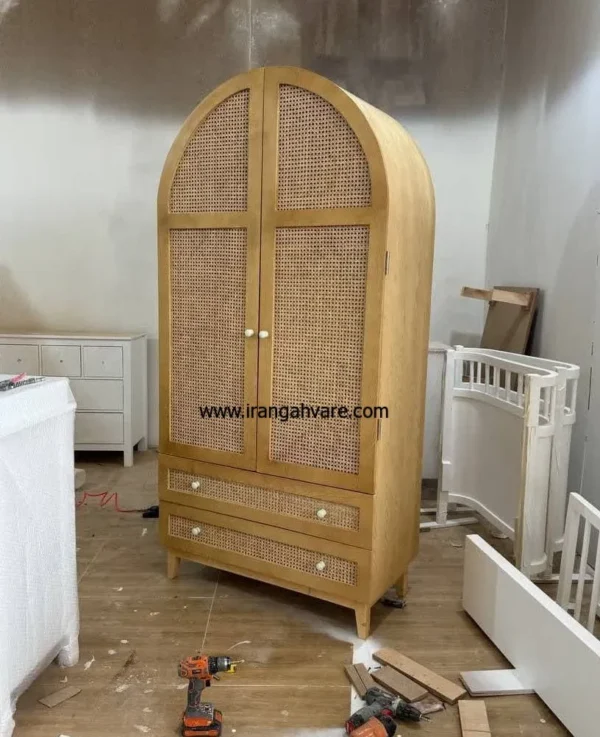 سرويس ٣ تيكه چوبى حصيرى كد M