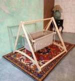 گهواره ننو کودک چوبی مدل سنتی