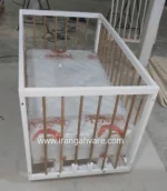 تخت گهواره ای کنار مادر چوبی سایز بزرگ مدل آماندا